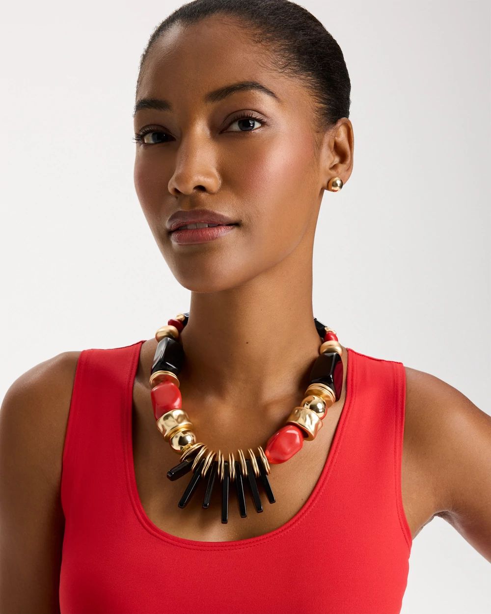 Chico's Originals Mixed-Media Bib Necklace | Chico's